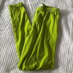 Tape measure Green Leggings